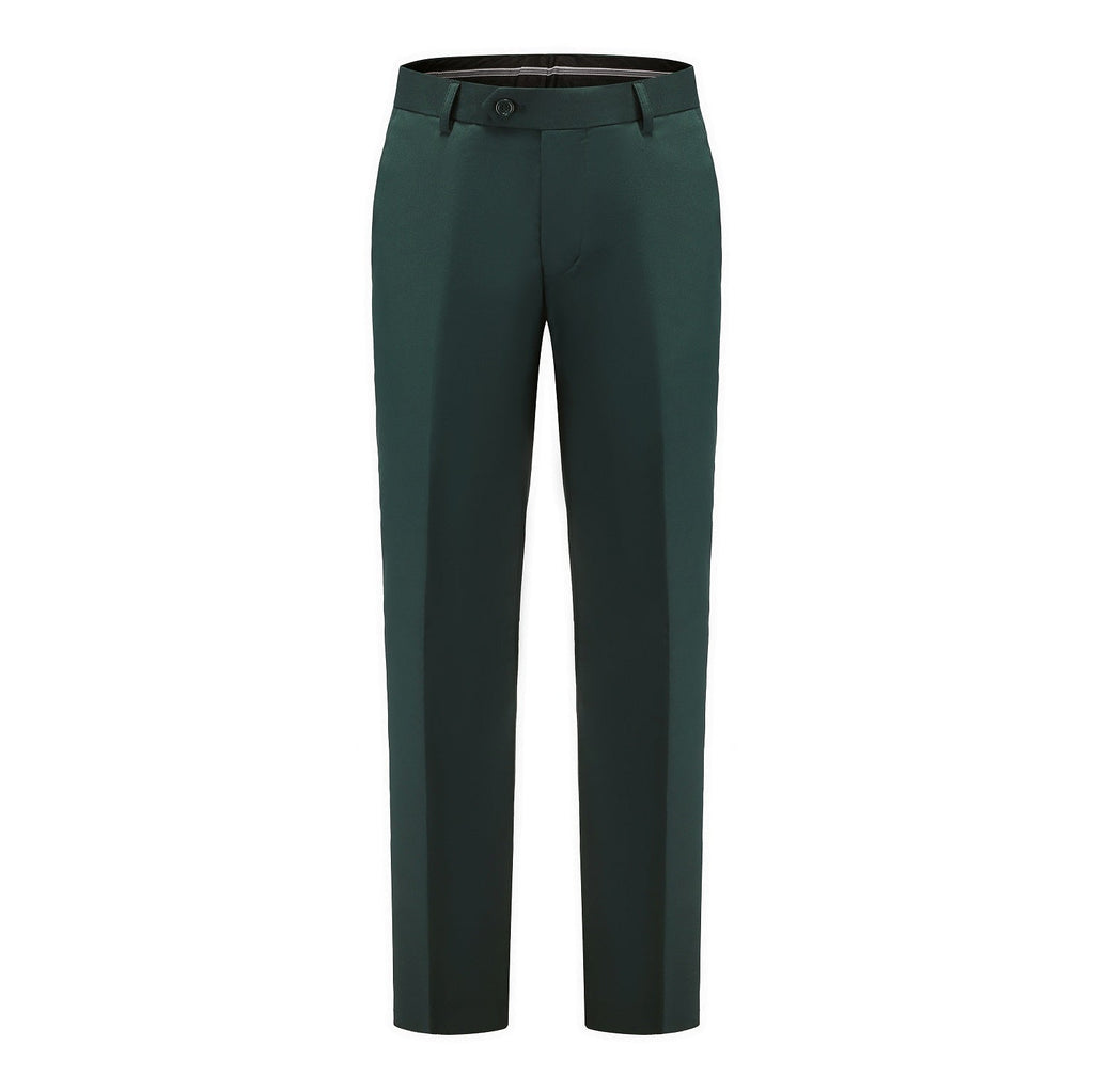 #hunter-green Men's Slim Fit 2-Piece Double Breasted Suit Daily Haute