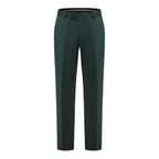 #hunter-green Men's Slim Fit 2-Piece Double Breasted Suit Daily Haute
