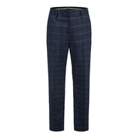 Men's Slim-Fit 3PC Windowpane Plaid Suit Daily Haute