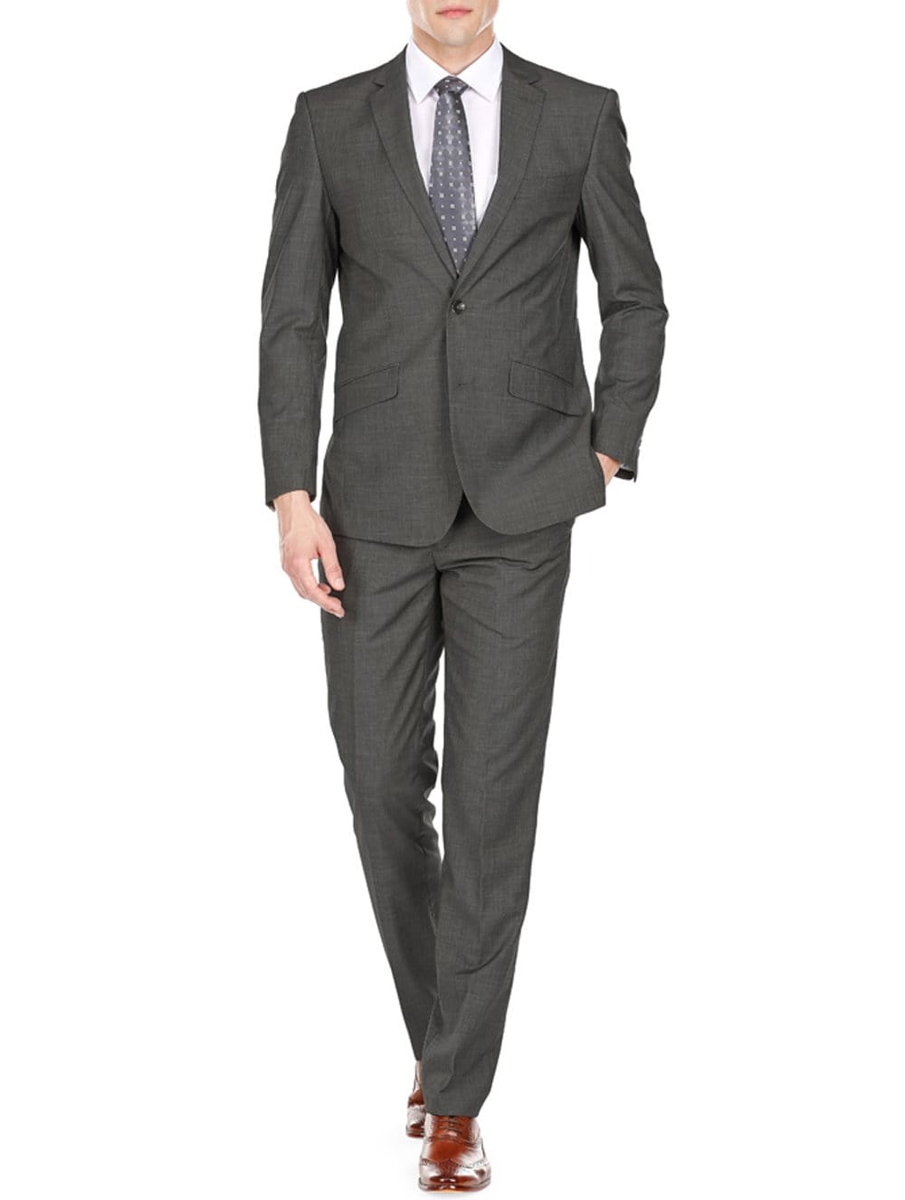 Men′ S Two-Piece Suit of Grey Pure-Color Polyester Business Suit/Wedding  Suit /Party Suit/ Bespoke Suits Suitable for All Seasons - China Suit and  Tailor Suits price | Made-in-China.com
