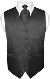 Paisley 2-Piece Vest and Tie Set Daily Haute