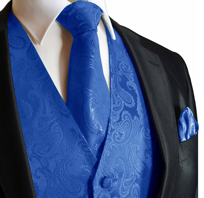 Paisley 2-Piece Vest and Tie Set Daily Haute