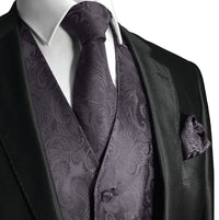 Paisley 2-Piece Vest and Tie Set Daily Haute