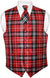 Plaid 2-Piece Vest and Tie Set Daily Haute
