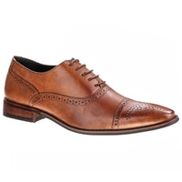Signature Men's Brogue Cap Toe Dress Shoes Daily Haute