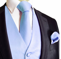 Solid Color 2-Piece Vest and Necktie Set Daily Haute