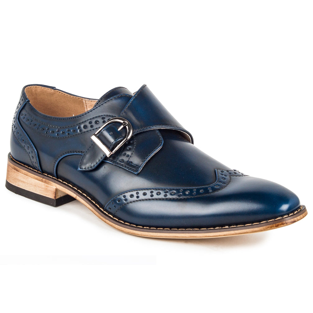 UV Signature Men's Monk Strap Wing-Tip Dress Shoes UV Signature Men's Monk Strap Wing-Tip Dress Shoes