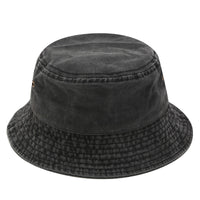 Unisex Washed Canvas Solid Color Bucket Hat Daily Haute