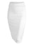 Women's Elastic Waist Stretch Bodycon Midi Knee Length Pencil Skirt Daily Haute