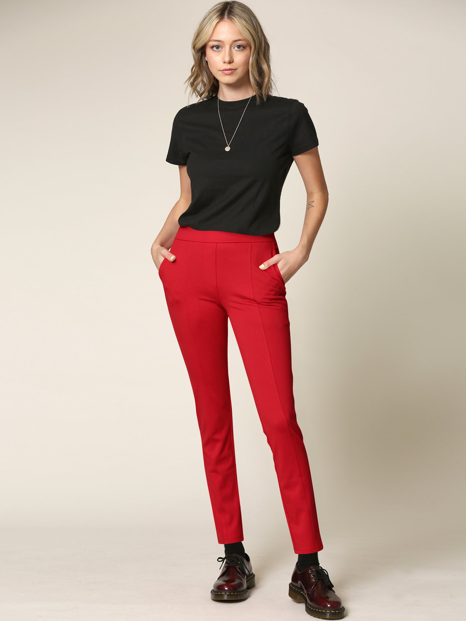 Plus Pull On Tummy Control Pants, Trousers & Wide Leg