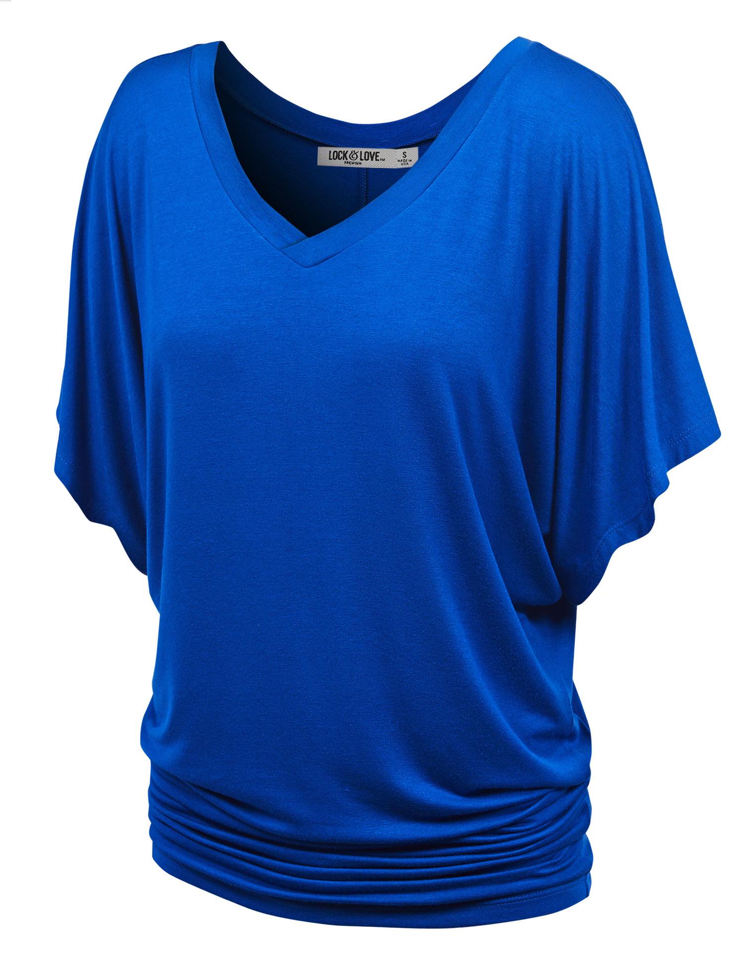 women's short sleeve dolman top