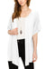 Womens Short Sleeve Open Front Loose Kimono Style Cardigan Daily Haute